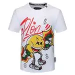 philipp plein t-shirt cut round neck graffiti plein sport